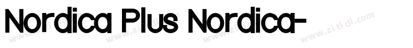 Nordica Plus Nordica字体转换